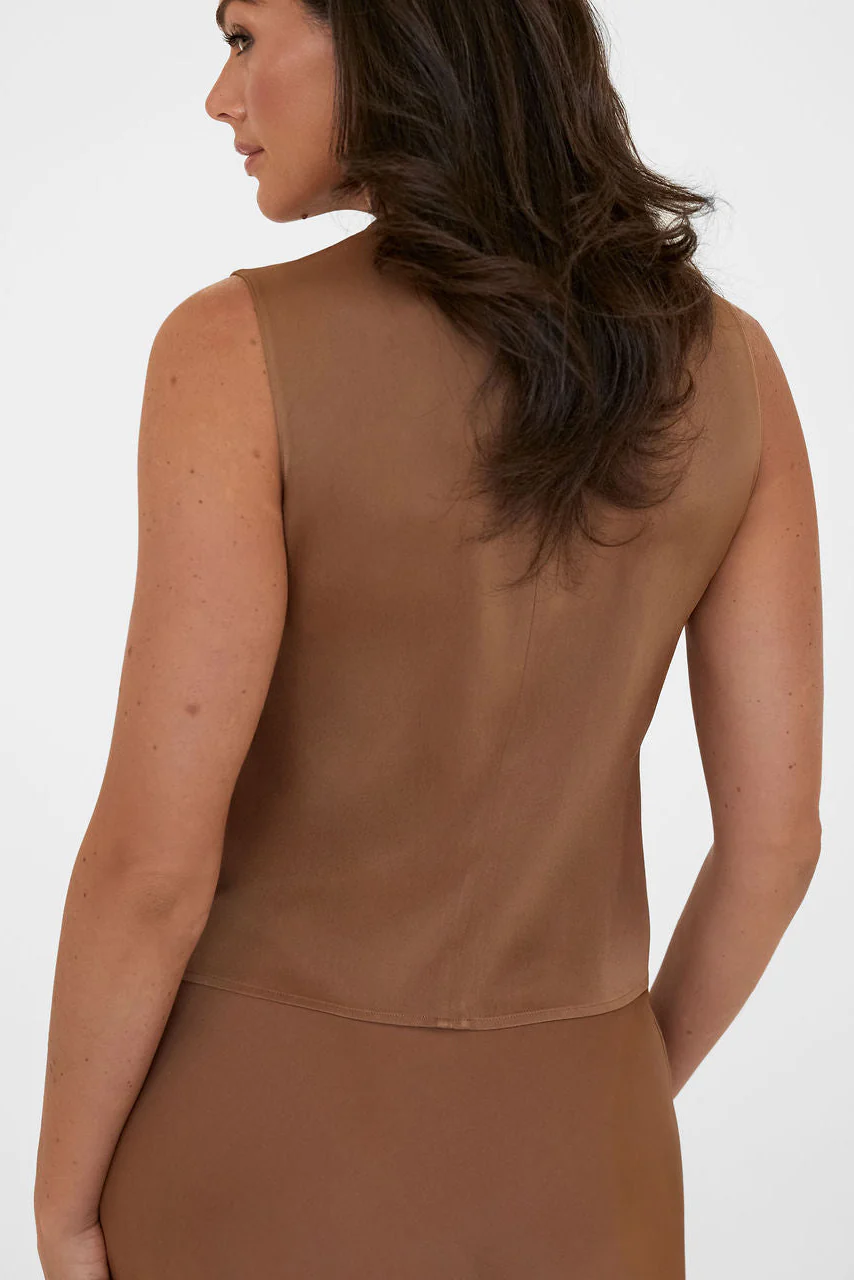The Amber Silk Shell Camel - Image 3