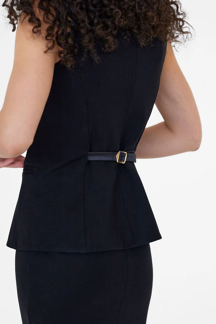 The Anna Vest Black - Image 3