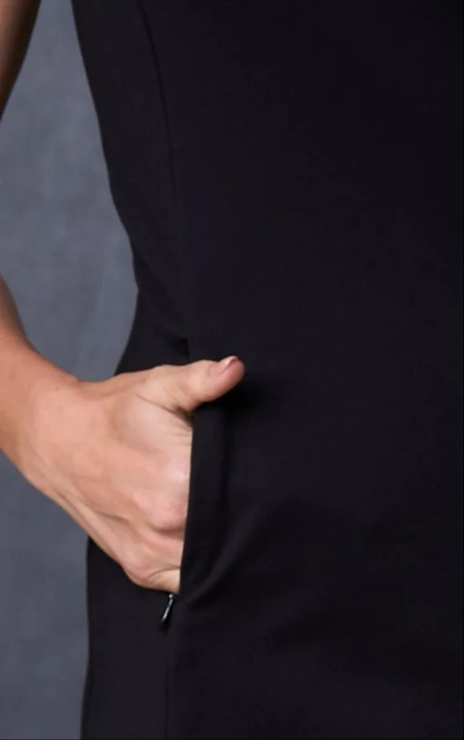 The Cecilia Dress Short Sleeve Black - Image 3