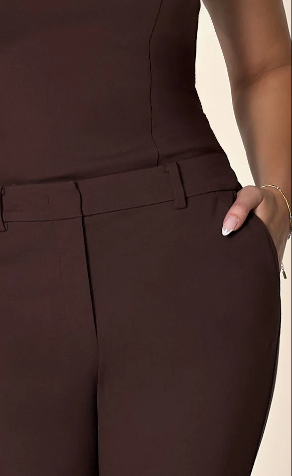 The Eloise Trouser Chocolate - Image 4