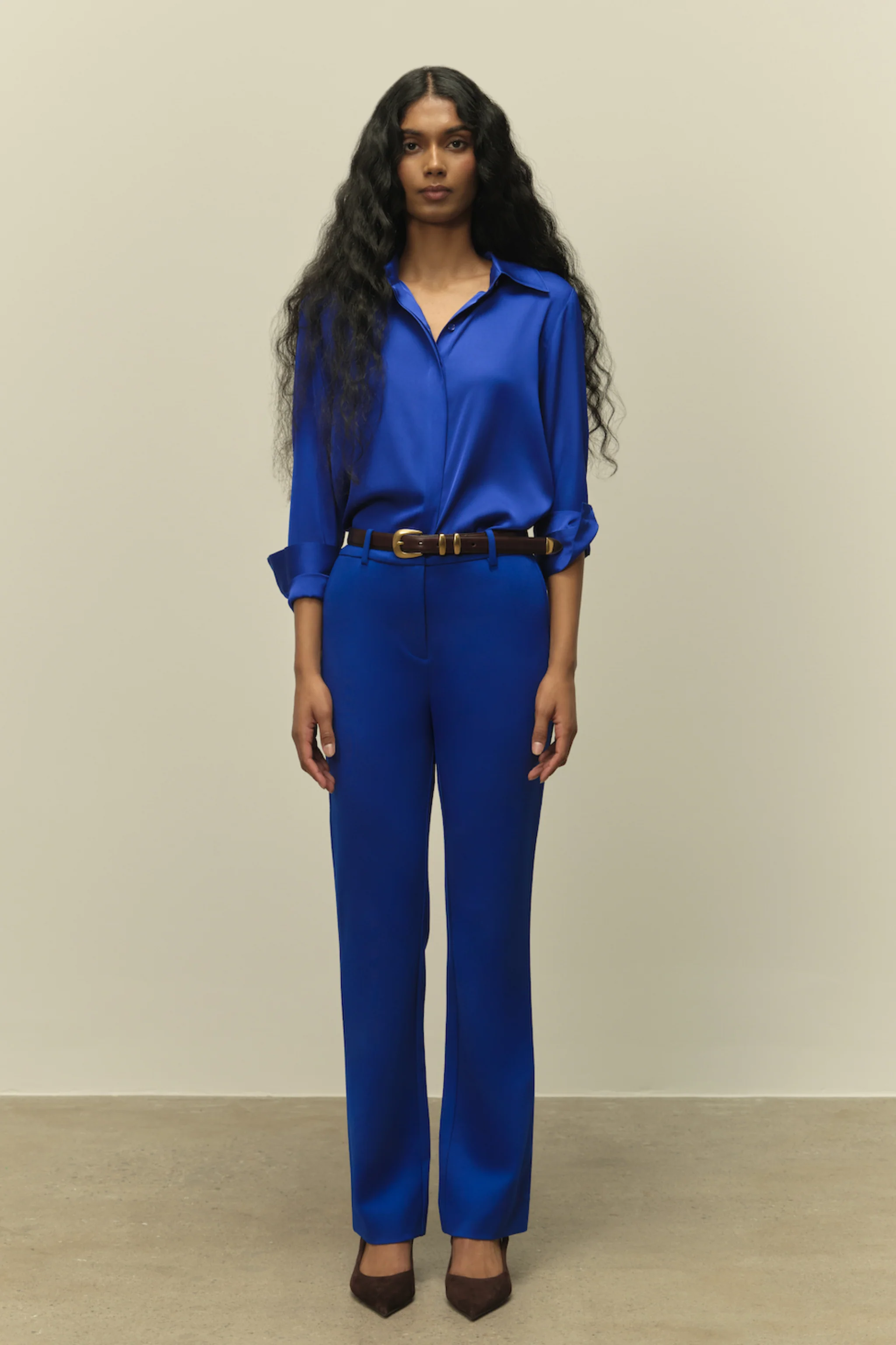 The Eloise Trouser Cobalt Blue - Image 3