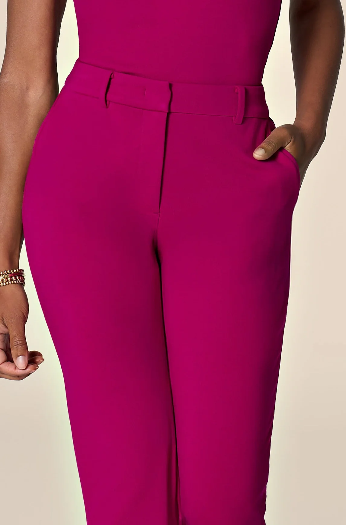The Eloise Trouser Mulberry - Image 3