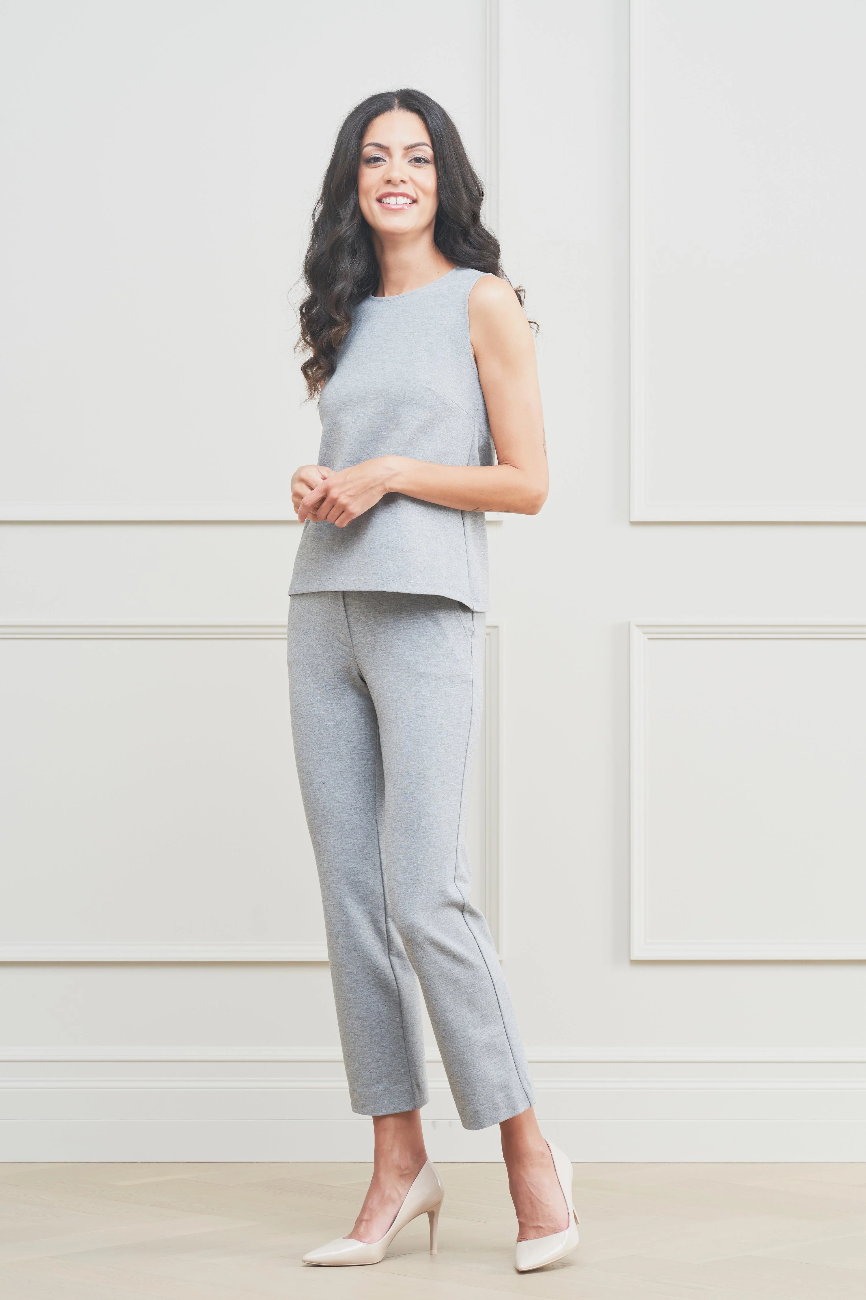 The Helen Pant Light Heather Grey - Image 4