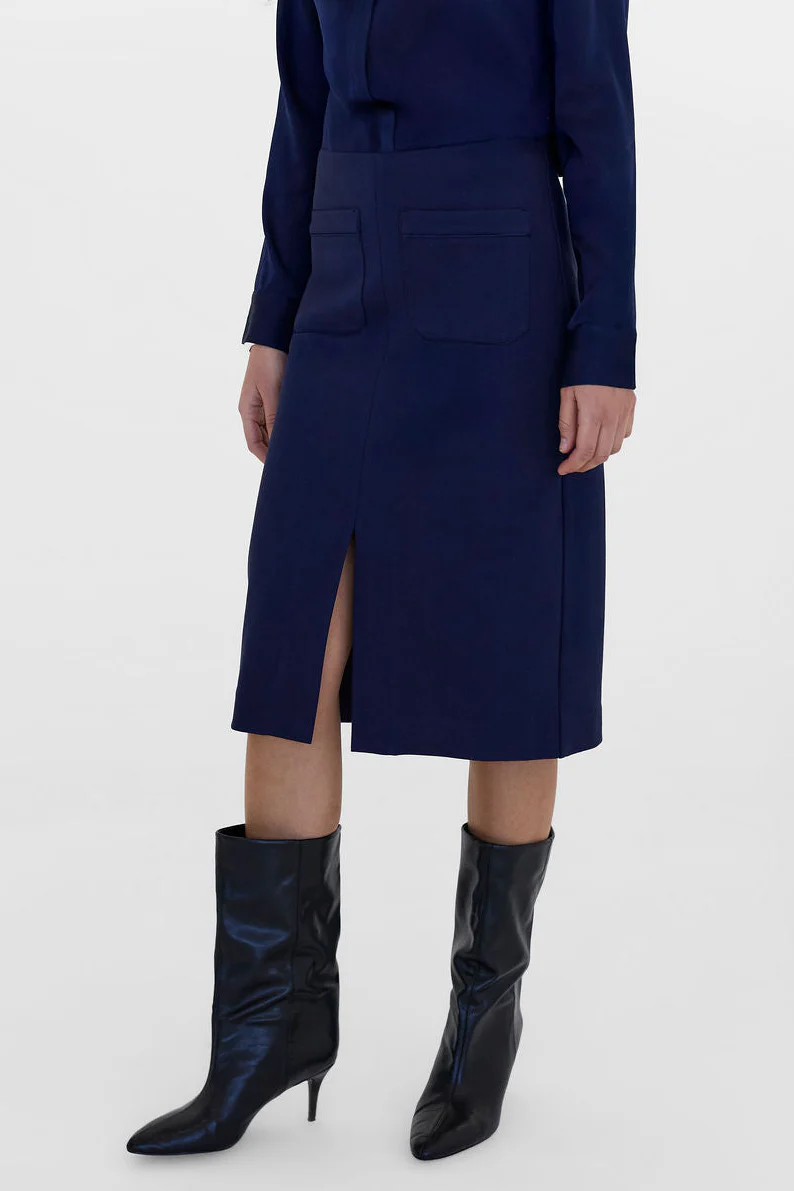 The Holly Skirt Navy - Image 4