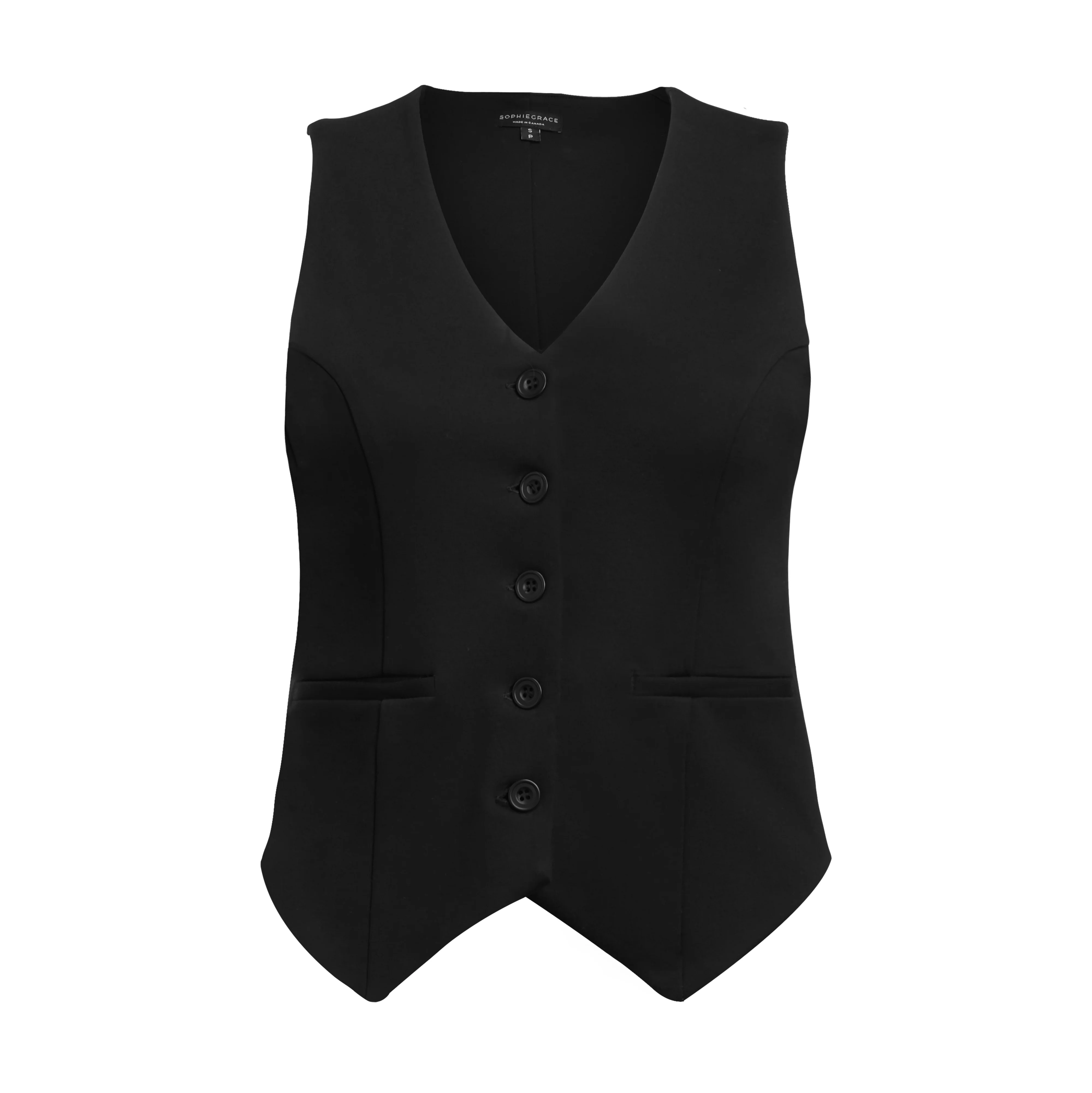 The No Gape Zora Vest Black - Image 6