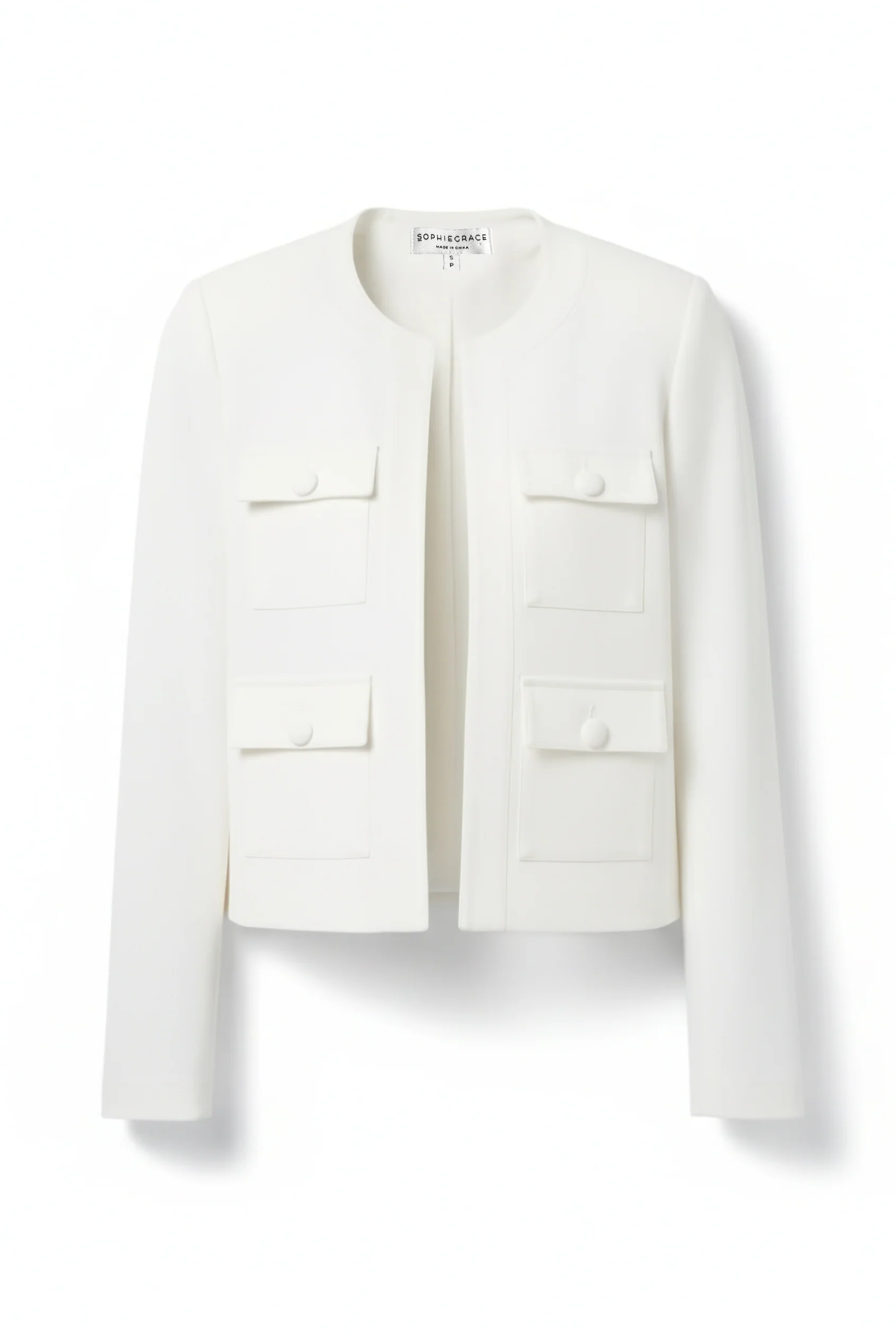 The Nora Jacket Ivory - Image 4