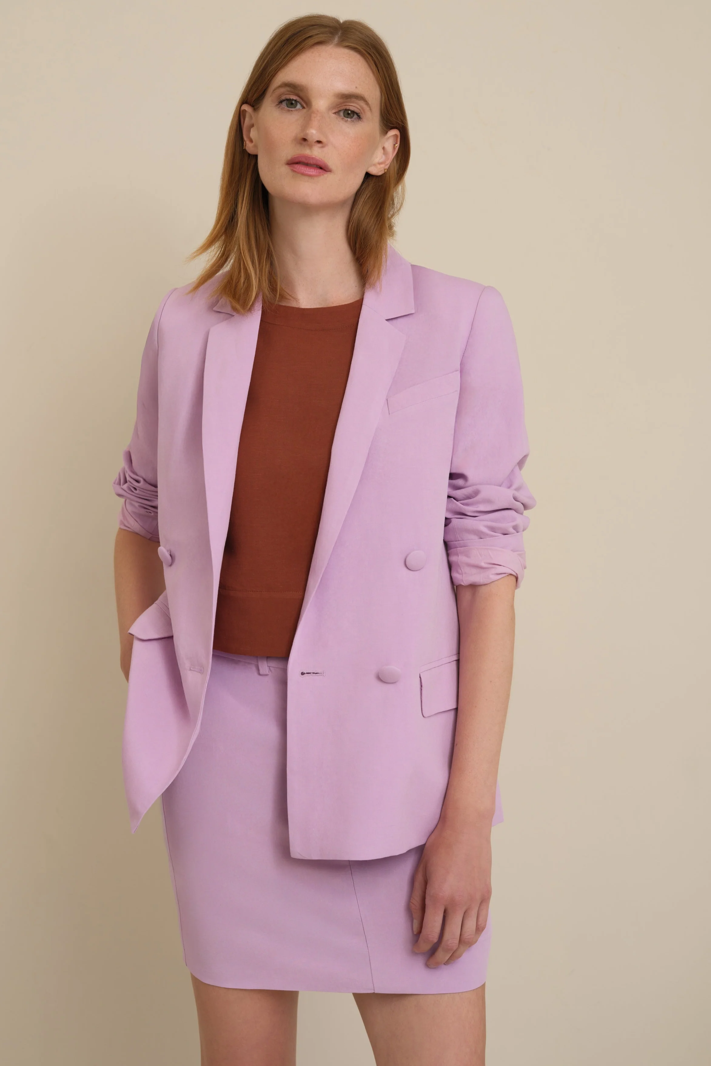 The Paige Mini Skirt Peony - Image 4