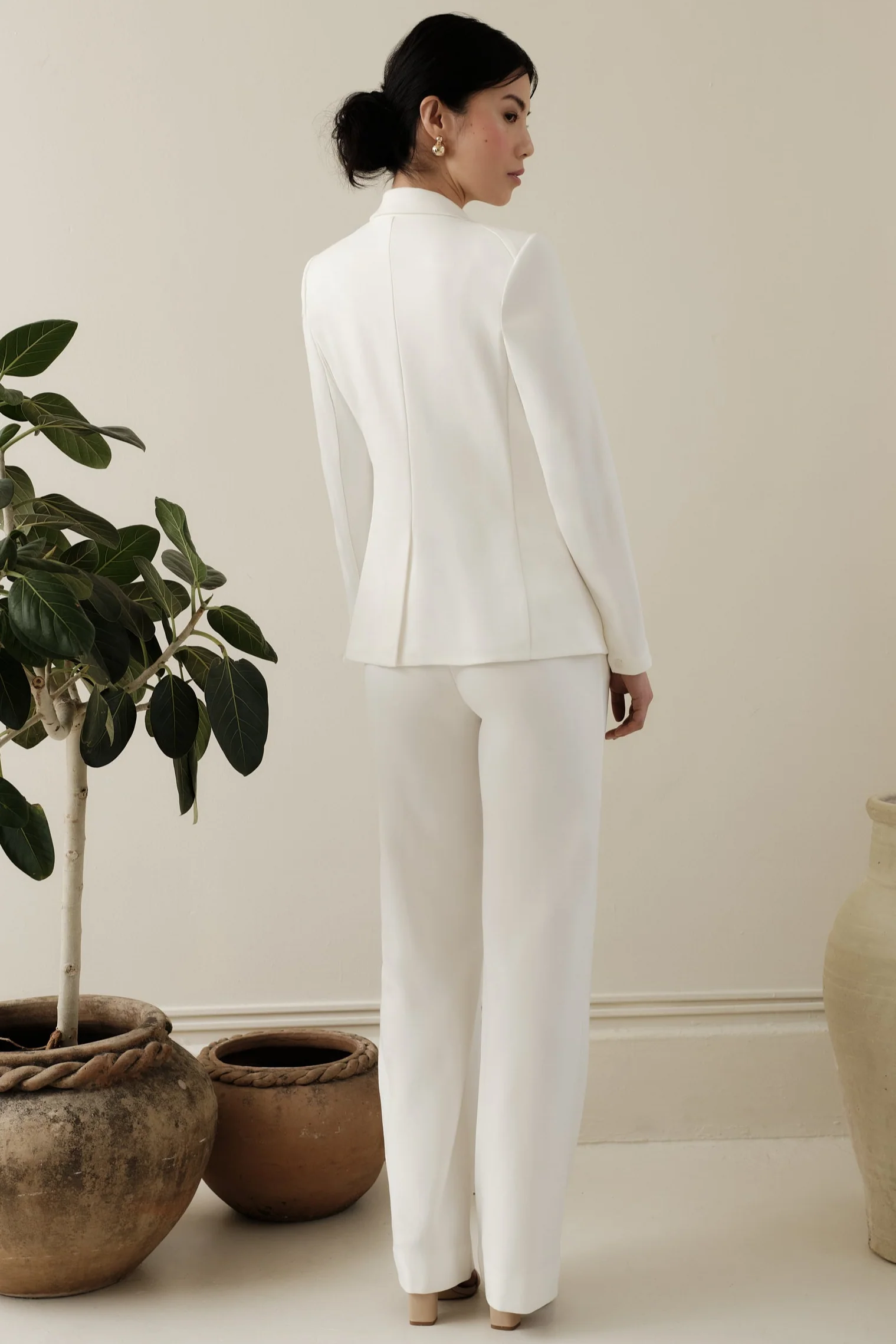 The Sloane Blazer Ivory - Image 4